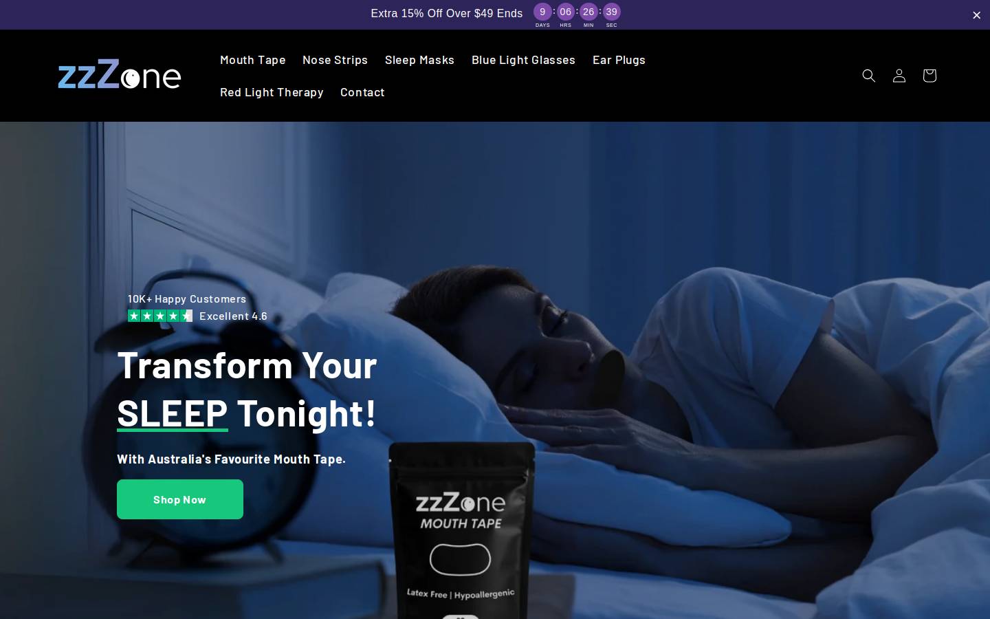 zzzone.com homepage screenshot
