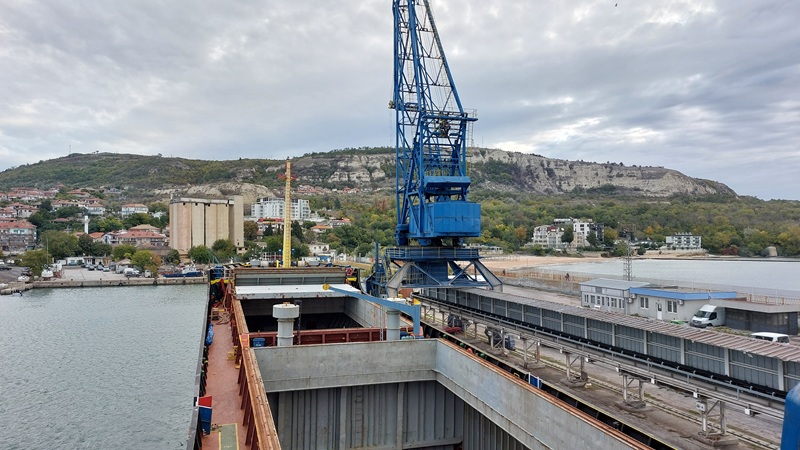 Vessel berthed at Port Balchik