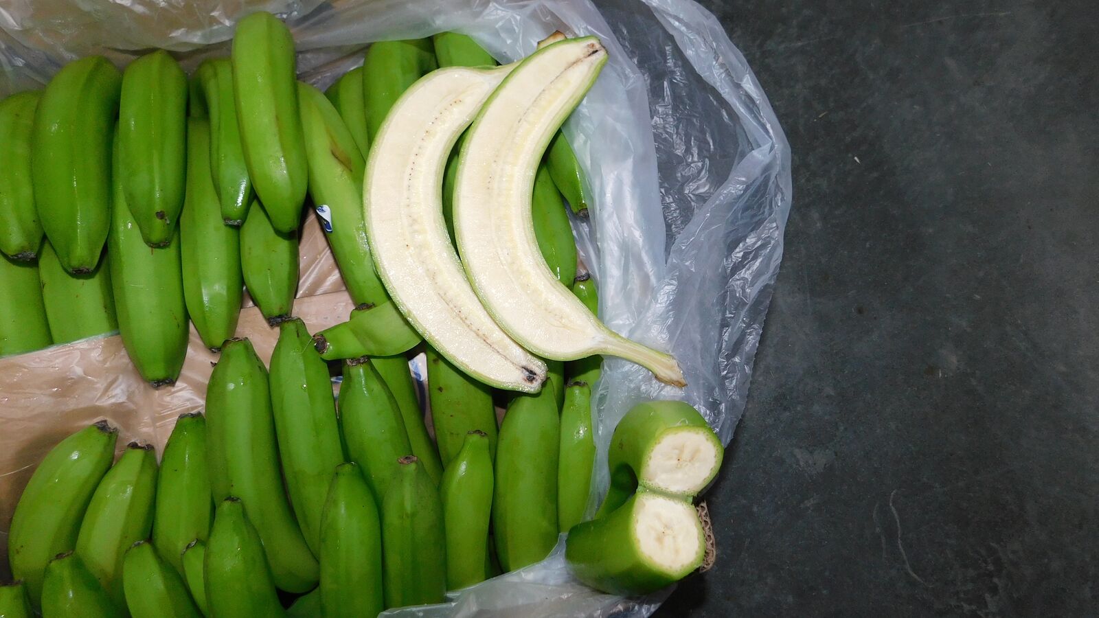 Bananas cut test