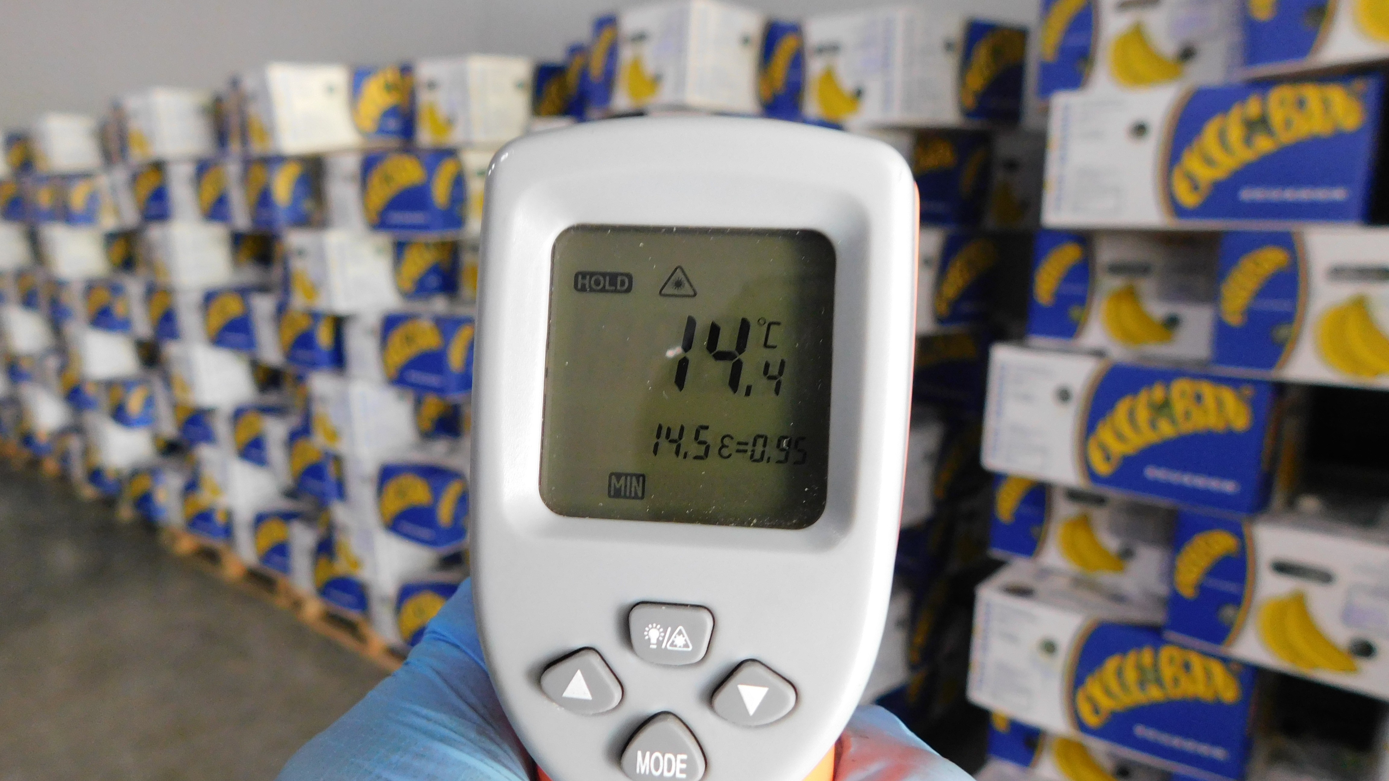 Cold storage. Temperature measurement