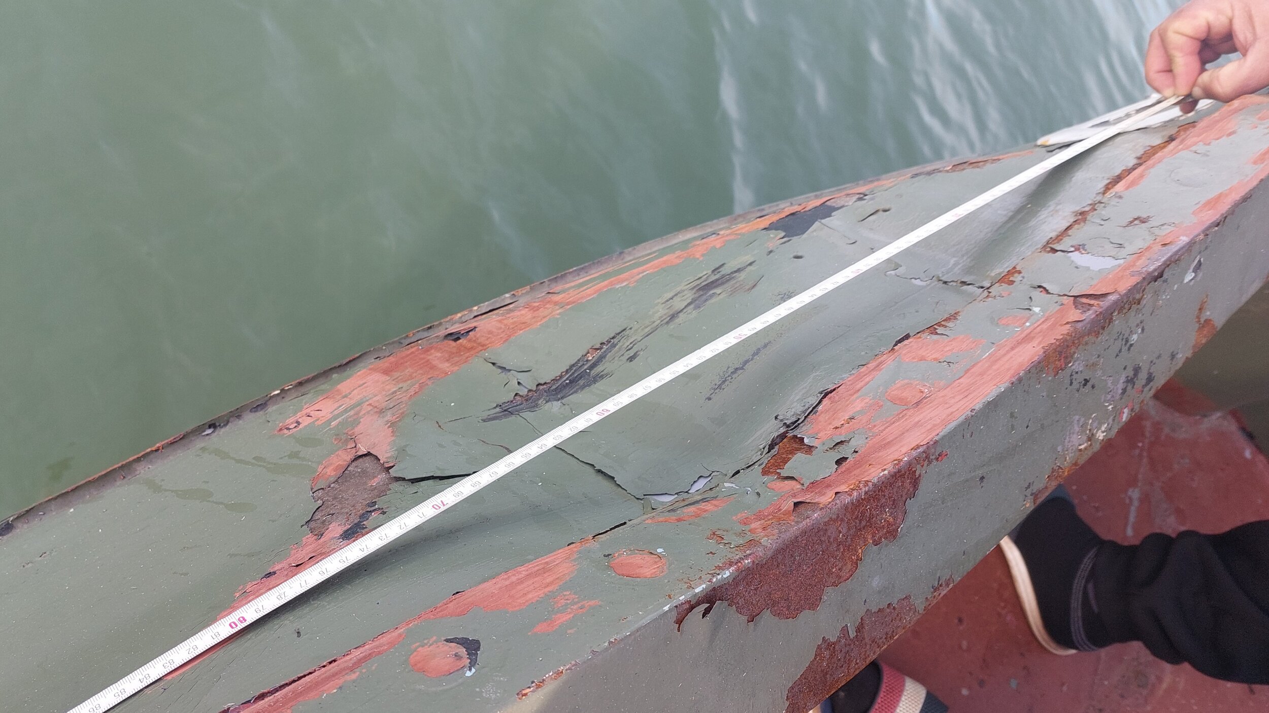 Damage Survey. Measurement of indentation