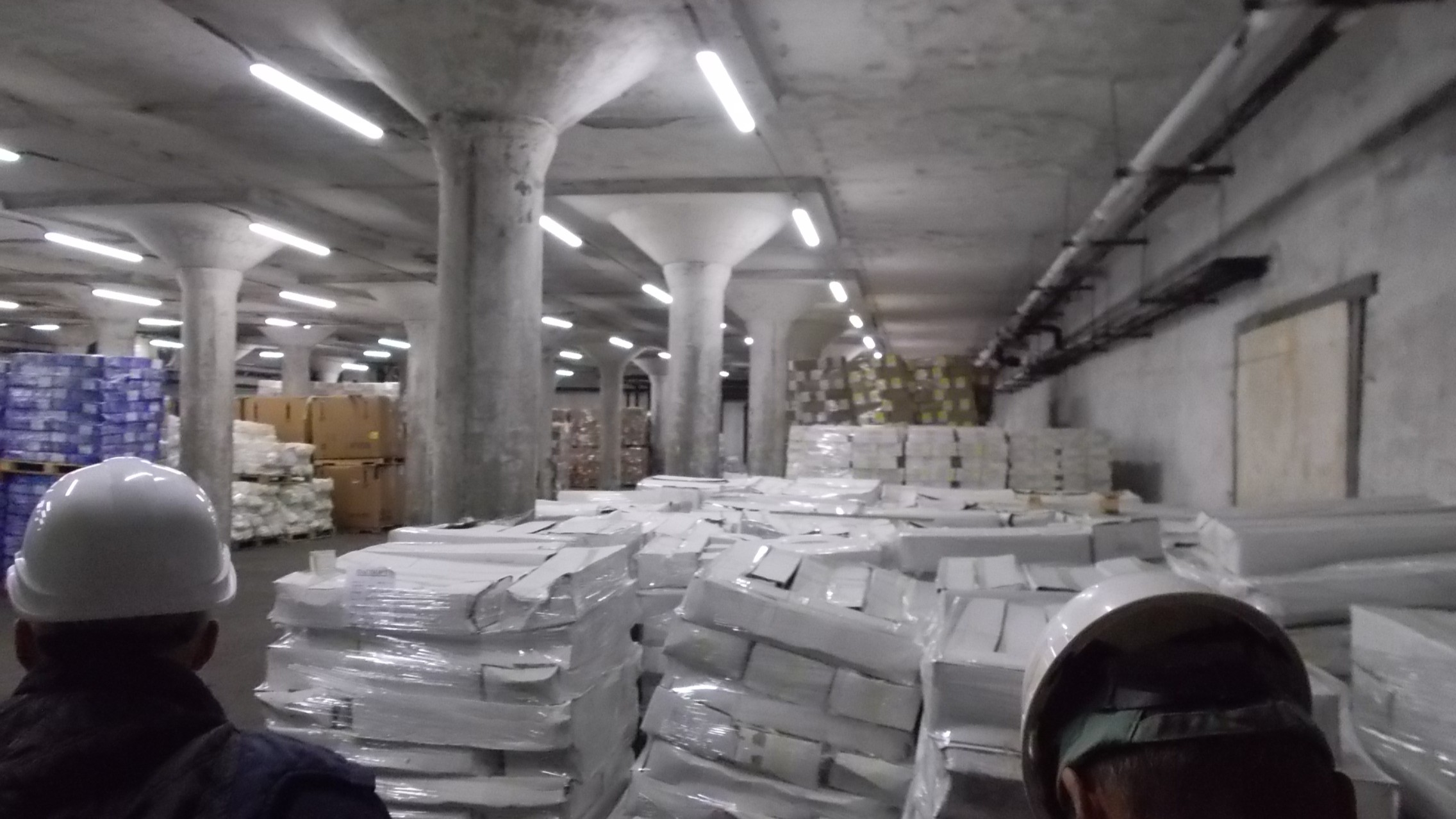 Inspection at cold storage