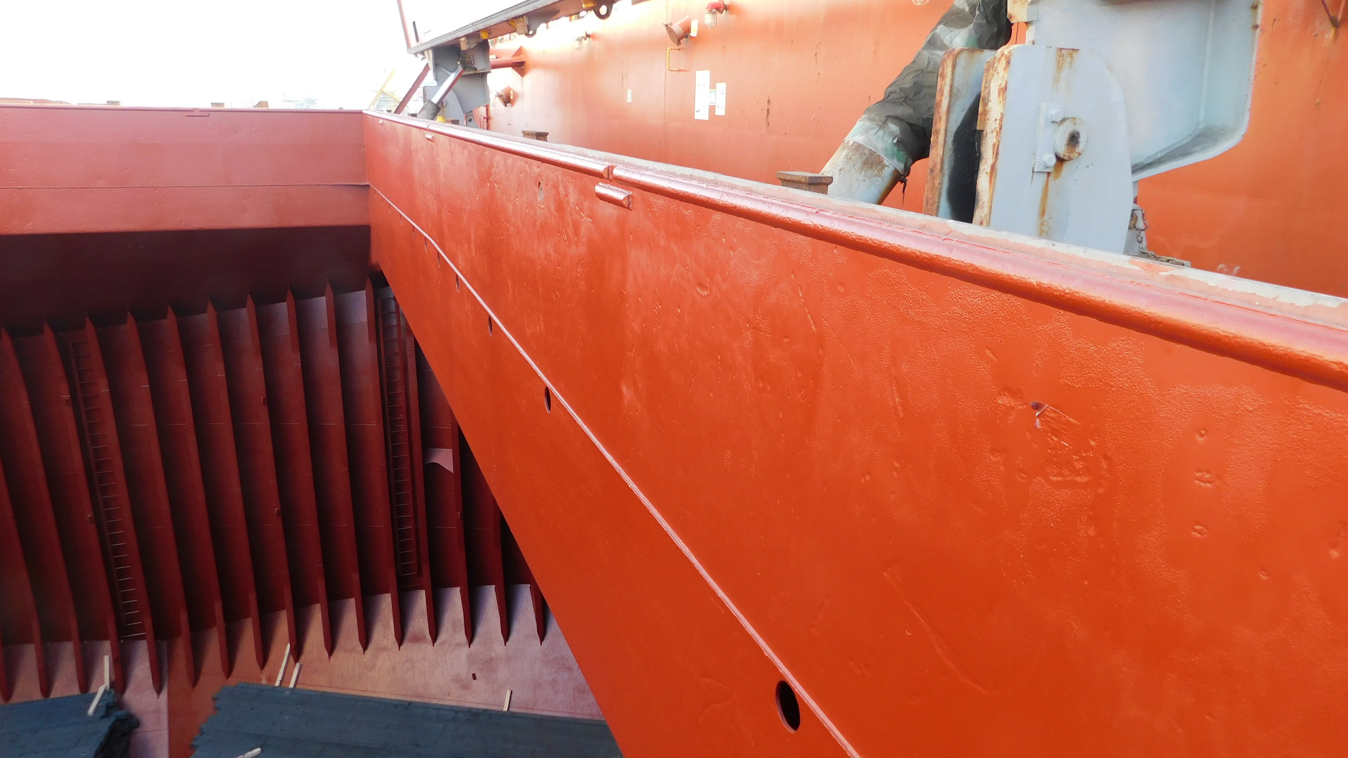 Hatch Cover inner part of a coaming