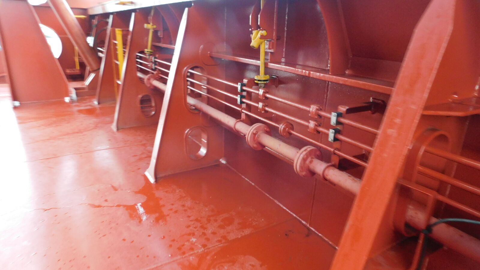 Outer part of the coaming
