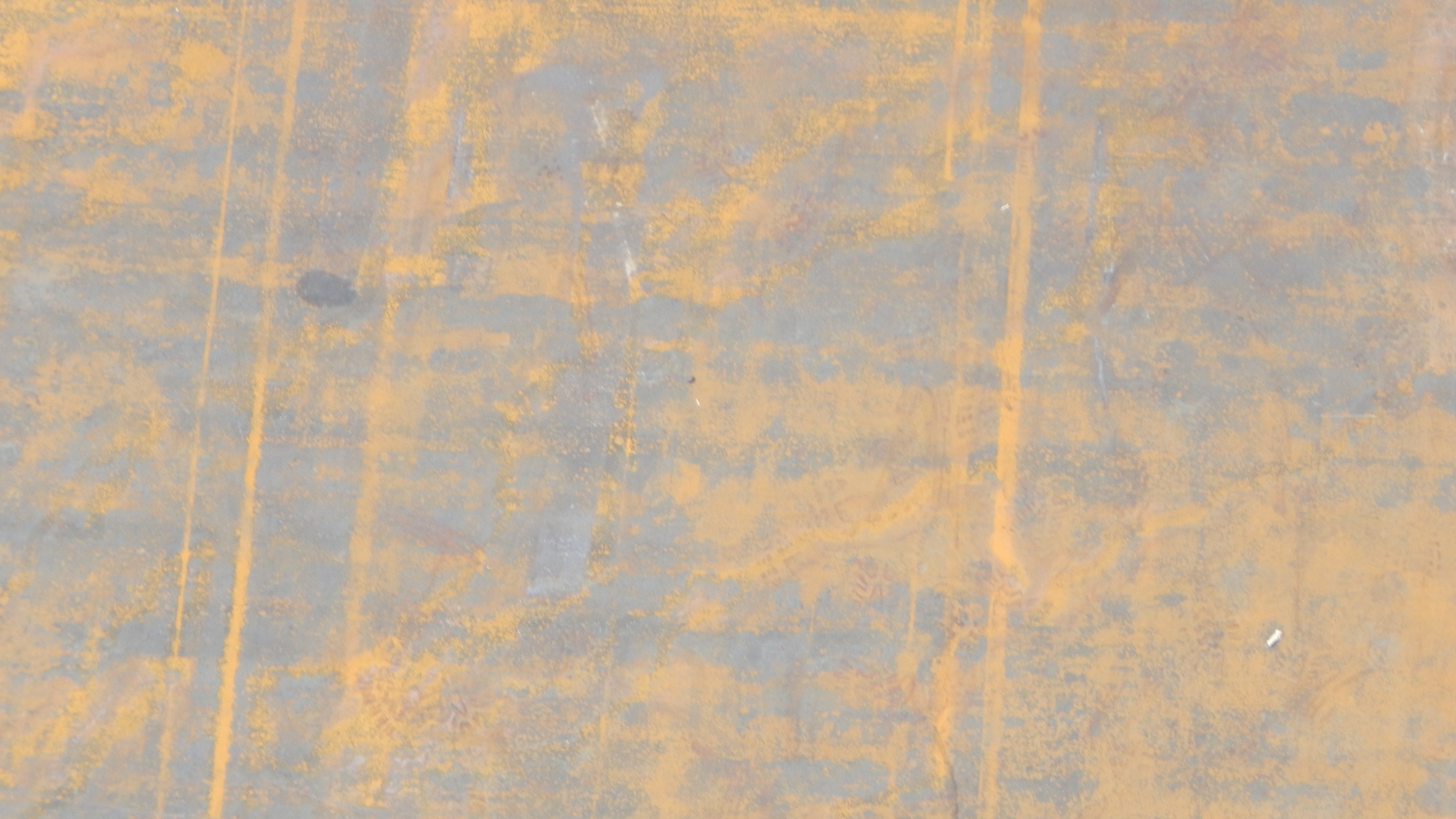 Surface rust condition of hot rolled plate - rust stained