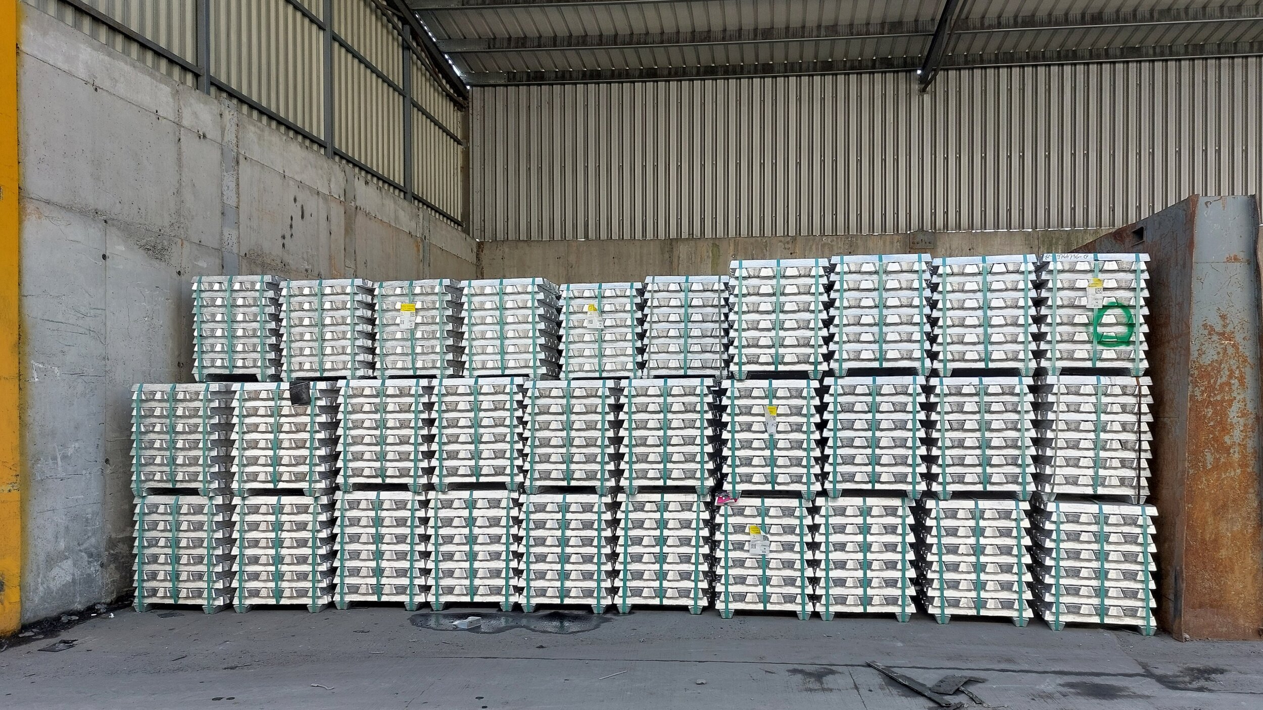 Stock Inspection. View of commodity at the open storage