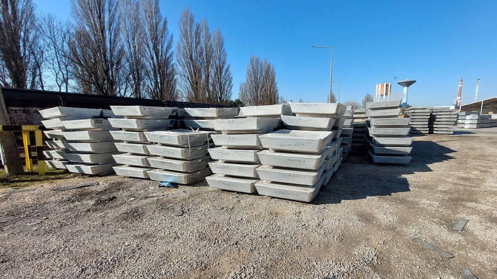 Stock Inspection. View of commodity at the open storage