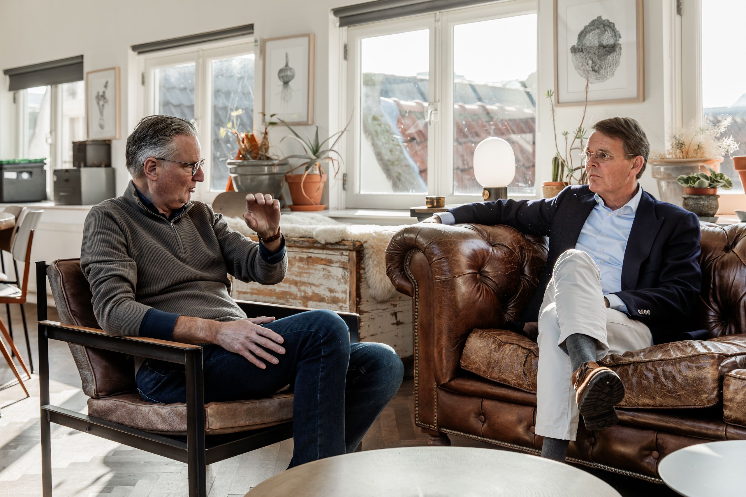 Alleen contact met Seniors