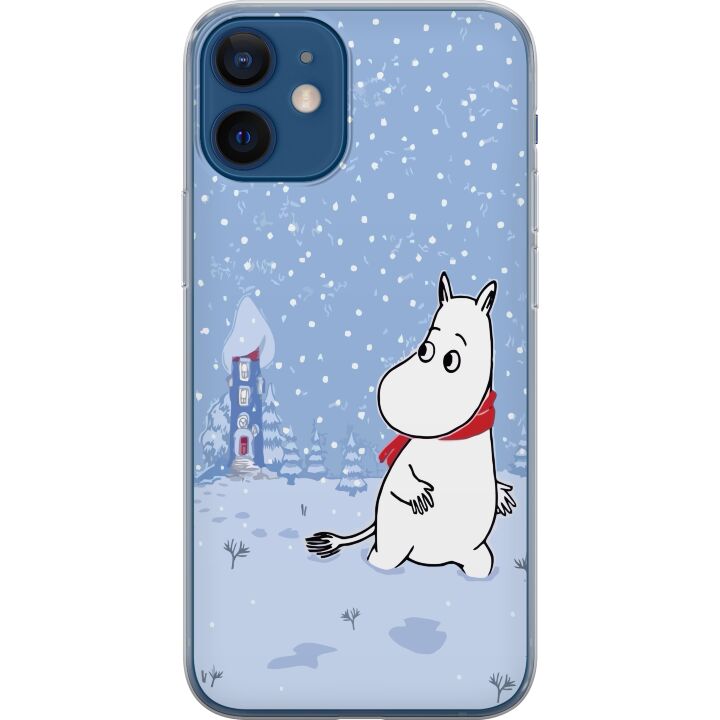 Kompatibelt Mobildeksel til Apple iPhone 12 mini Vinterlandskap blå