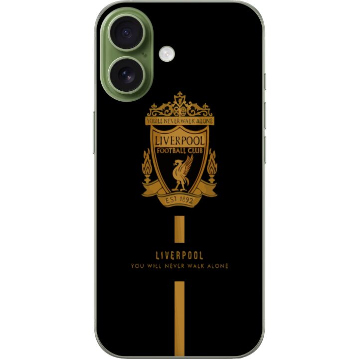Kompatibelt Mobilskal till Apple iPhone 17 Liverpools emblem officiella klubbdesign 2025