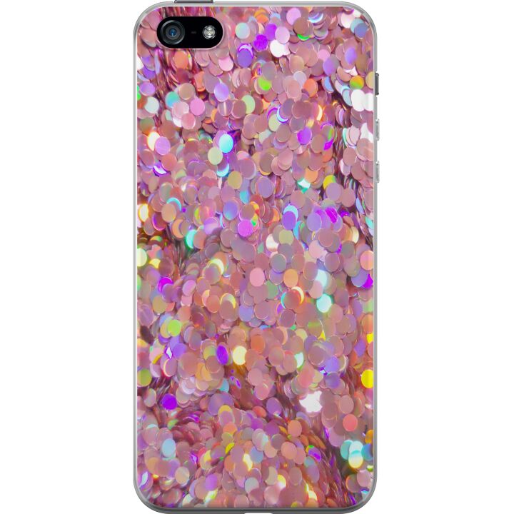 Kompatibelt Mobilskal till Apple iPhone 5 Glitter