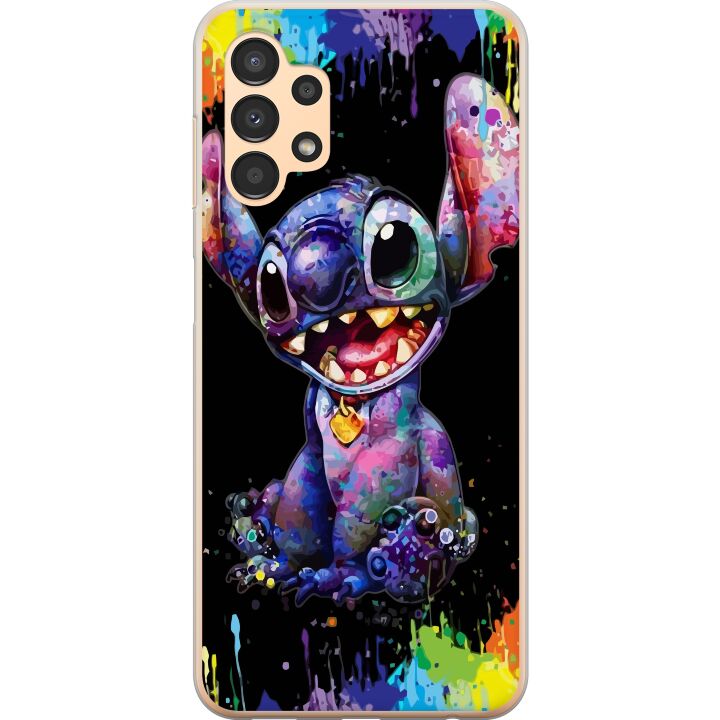Kompatibelt Mobilskal till Samsung Galaxy A13 Lilo and Stitch