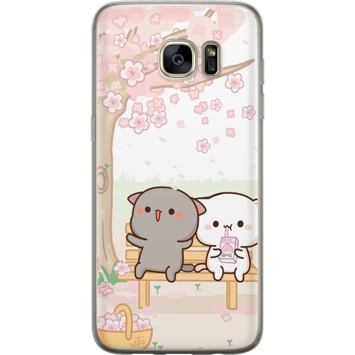 Kompatibelt Mobilskal till Samsung Galaxy S7 edge Kawaii