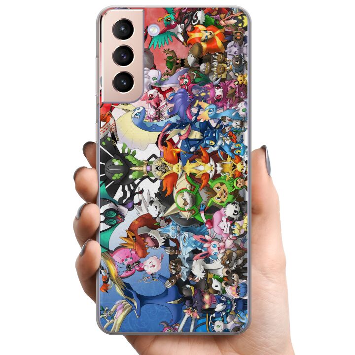 Kompatibelt Mobilskal till Samsung Galaxy S21 Pokemon