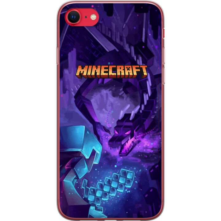 Kompatibelt Mobildeksel til Apple iPhone SE (2020) Minecraft