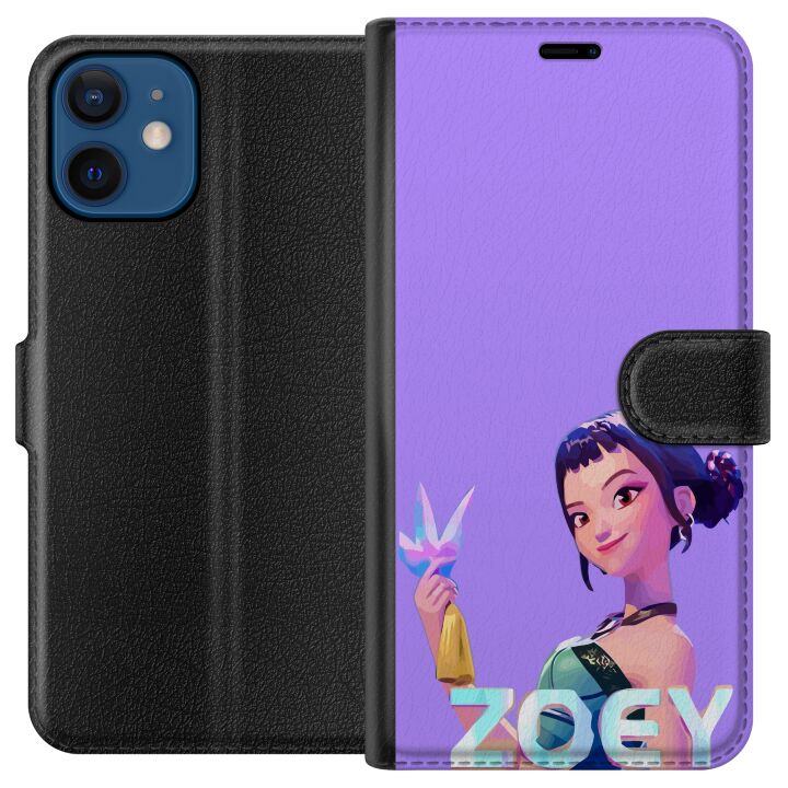 Kompatibelt Lommeboketui til Apple iPhone 12 mini Kpop Demonjegere Zoey Krystall Våpen Mystic Glow Idol Estetisk