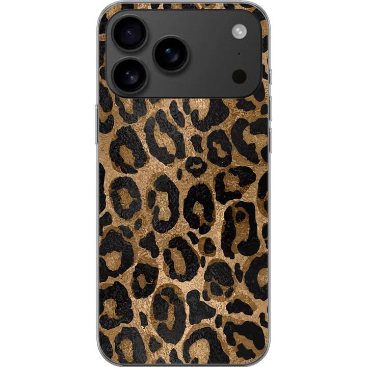Kompatibelt Mobilskal till Apple iPhone 17 Pro Max Leopard Luxe