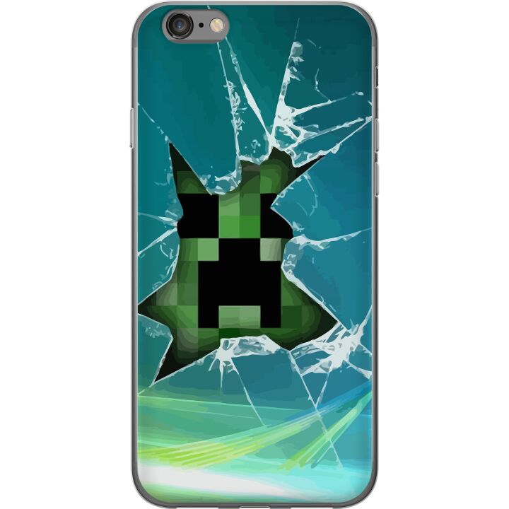 Kompatibelt Mobilskal till Apple iPhone 6 MineCraft