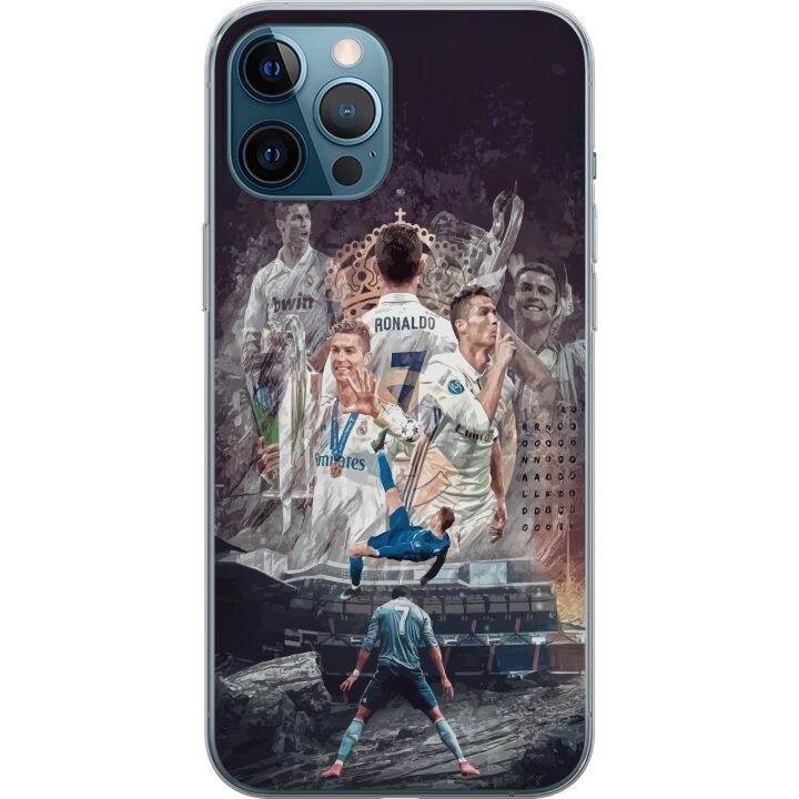 Kompatibelt Mobilskal till Apple iPhone 12 Pro Max Cristiano Ronaldo Al-Nassr Portugal ikoniska målmaskin och global superstjärna med historiska reko