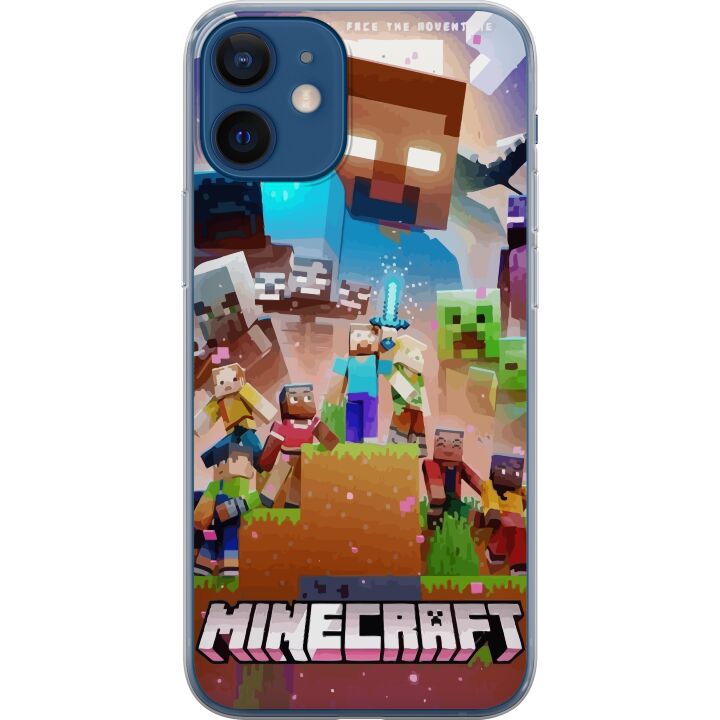 Kompatibelt Mobildeksel til Apple iPhone 12 mini Minecraft