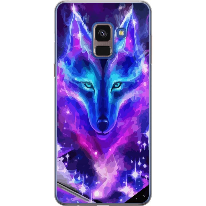 Kompatibelt Mobilskal till Samsung Galaxy A8 (2018) Neon Varg