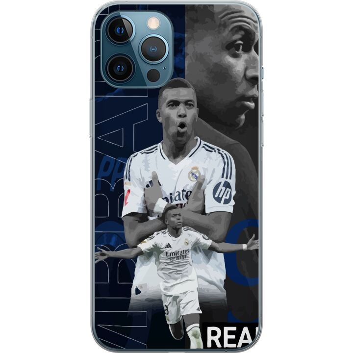 Kompatibelt Mobilskal till Apple iPhone 12 Pro Max Kylian Mbappé Real Madrid Frankrike extrem fart stark teknik och otroligt målsinne som gör honom l