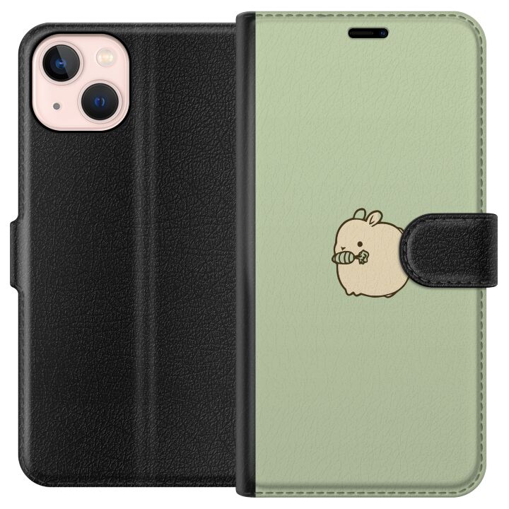 Kompatibelt Plånboksfodral till Apple iPhone 13 mini Bunny
