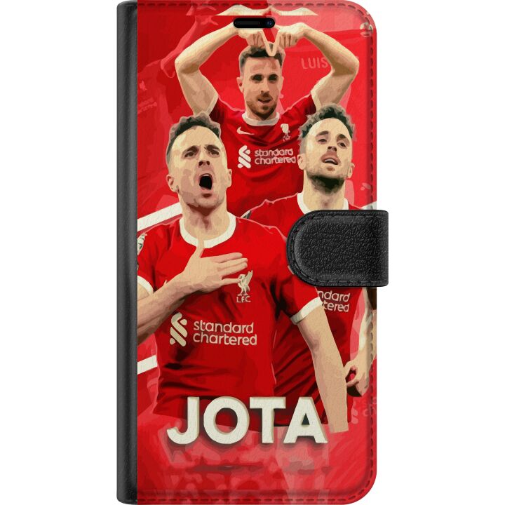 Kompatibelt Plånboksfodral till Samsung Galaxy A56 Liverpool Jota affisch Portugal anfallare framåt Premier League Reds fotbollsspelare klubb design