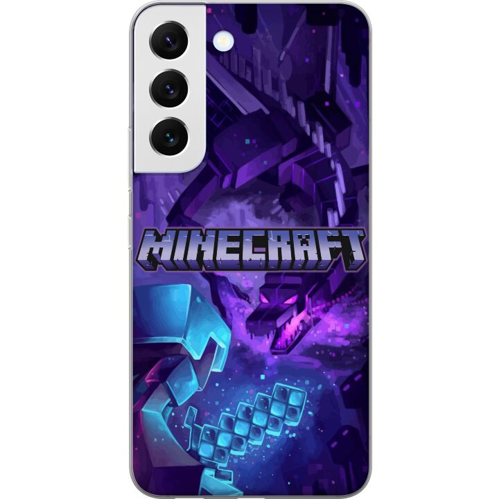 Kompatibelt Mobilskal till Samsung Galaxy S22 5G Minecraft