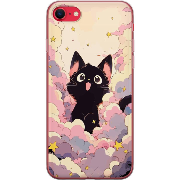 Kompatibelt Mobilskal till Apple iPhone SE (2020) Kawaii Katt