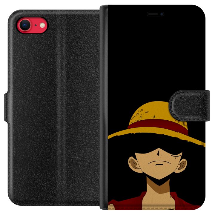 Kompatibelt Lommeboketui til Apple iPhone SE (2020) Anime