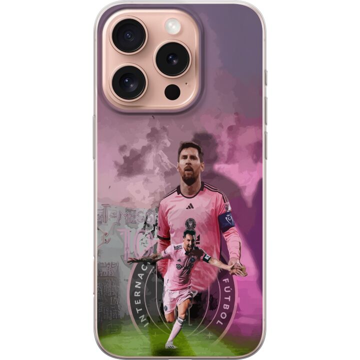 Kompatibelt Mobilskal till Apple iPhone 16 Pro Lionel Messi Inter Miami Argentina ikonisk legend och magisk spelmotor som fortsätter dominera med tek