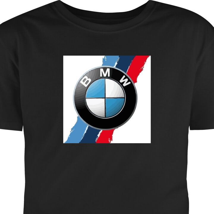 T-Shirt BMW Striper Svart Liten