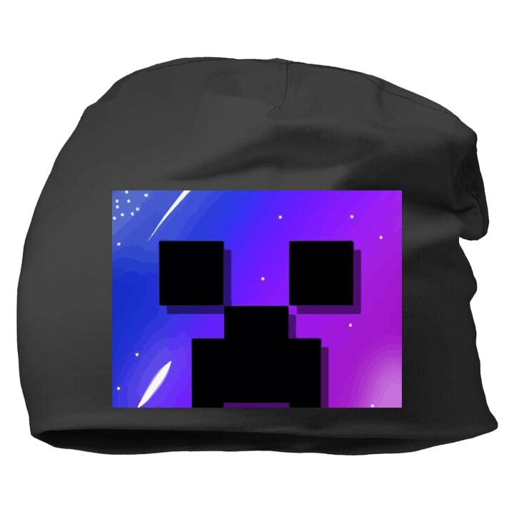 Beanie för Vuxen | Klassisk Mössa i Mjukt Material Svart One-size Minecraft Minecraft Svart One-size