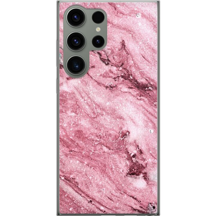 Kompatibelt Mobilskal till Samsung Galaxy S23 Ultra Rosa