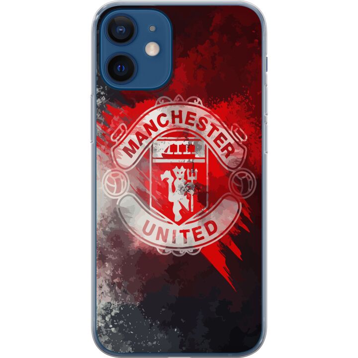 Kompatibelt Mobildeksel til Apple iPhone 12 mini Manchester United FC