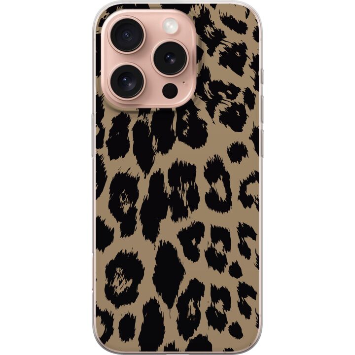 Kompatibelt Mobilskal till Apple iPhone 16 Pro Leopard