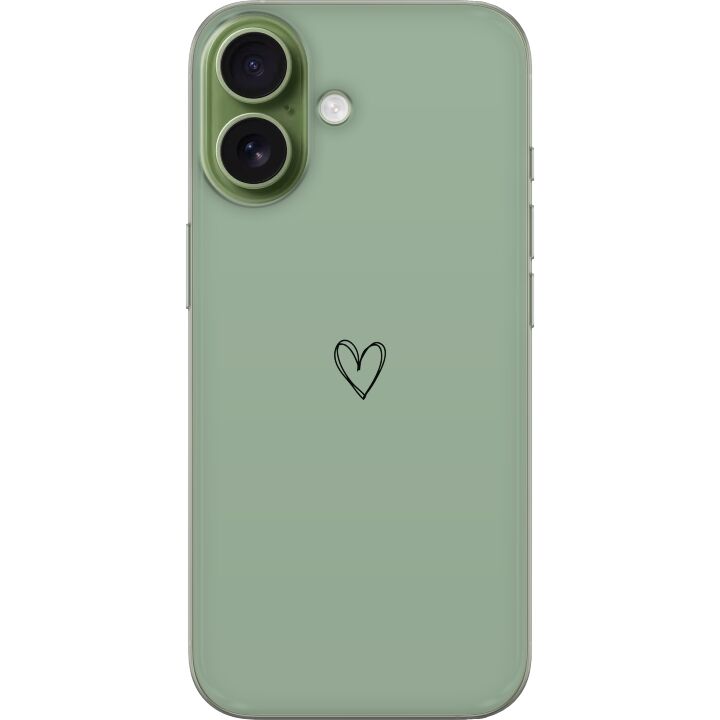 Kompatibelt Mobilskal till Apple iPhone 17 Hjärta