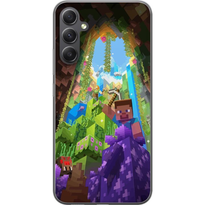 Kompatibelt Mobilskal till Samsung Galaxy A16 5G Minecraft