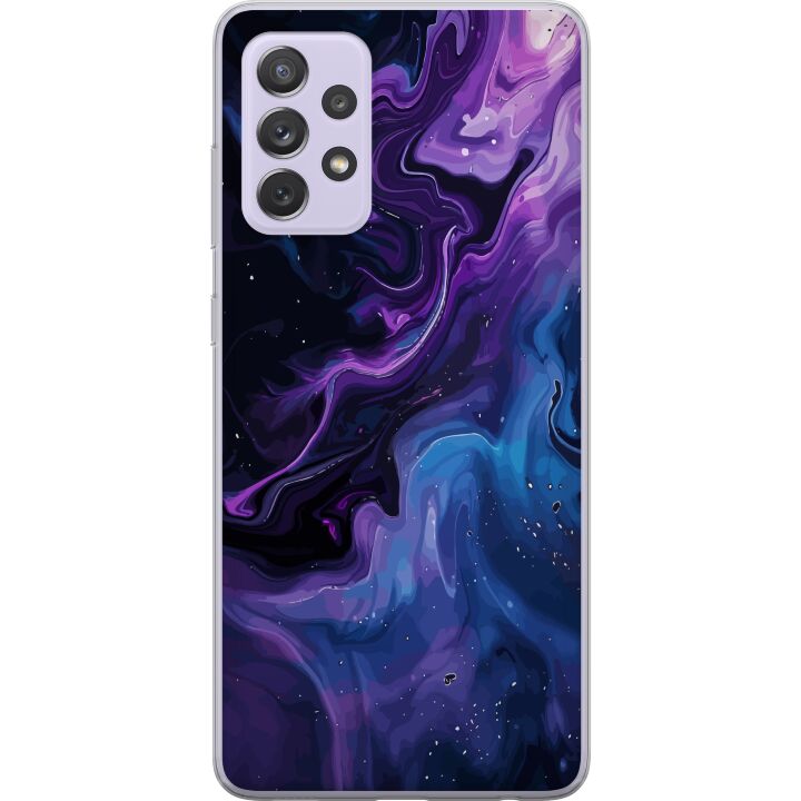 Kompatibelt Mobilskal till Samsung Galaxy A52s 5G Kosmisk marmoryta