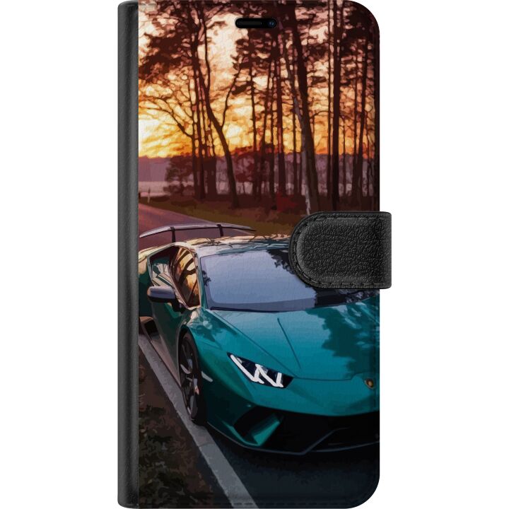 Kompatibelt Plånboksfodral till Samsung Galaxy A56 Lamborghini Superbil Racing Sportbil