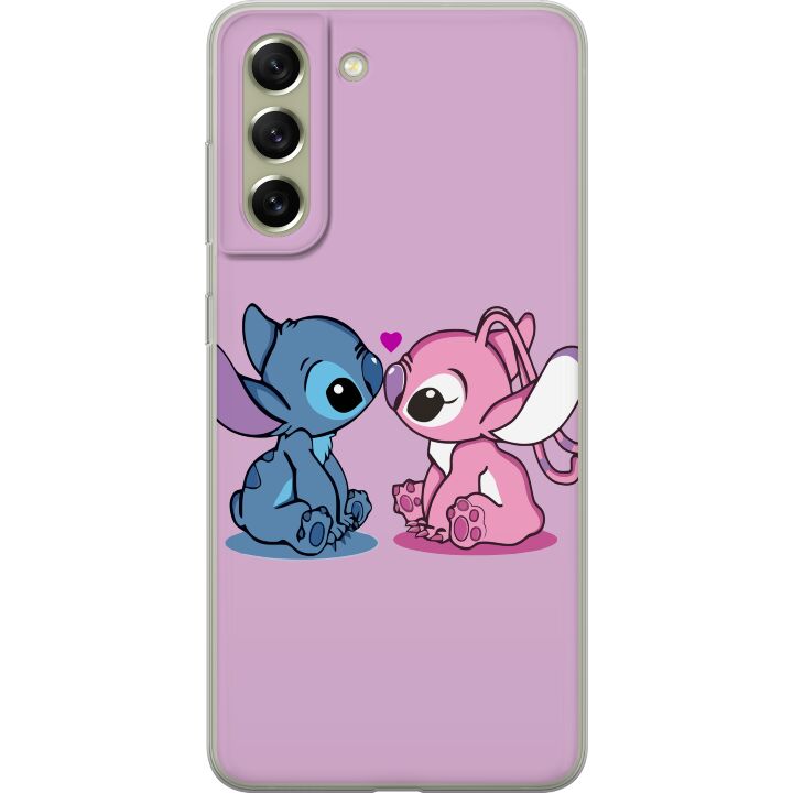 Kompatibelt Mobilskal till Samsung Galaxy S21 FE 5G lilo & stitch 2025