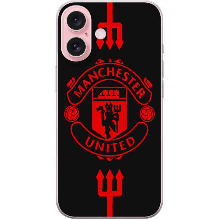 Kompatibelt Mobilskal till Apple iPhone 16 ManchesterUnited