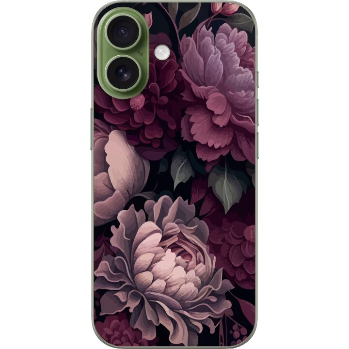 Kompatibelt Mobilskal till Apple iPhone 17 Blommor