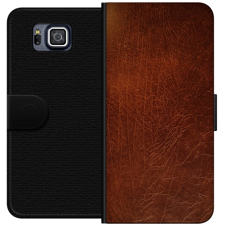 Kompatibelt Plånboksfodral till Samsung Galaxy Alpha Leather