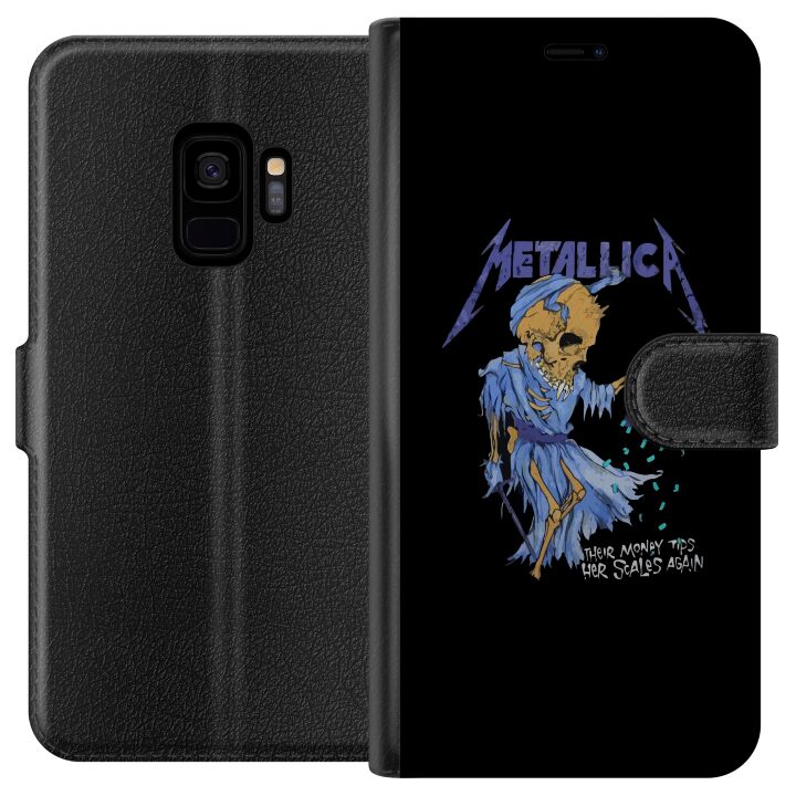 Kompatibelt Plånboksfodral till Samsung Galaxy S9 Metallica Rockband Musiken Hårdrock
