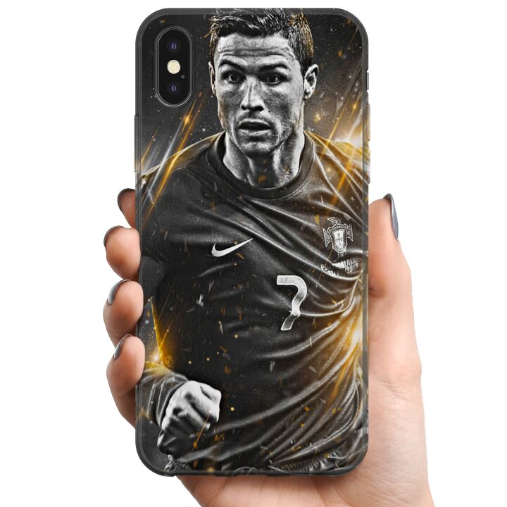 Kompatibelt Mobilskal till Apple iPhone XS Cristiano Ronaldo