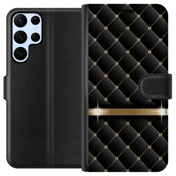 Kompatibelt Plånboksfodral till Samsung Galaxy S24 Ultra Luxuös