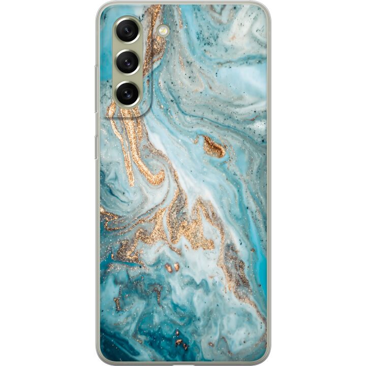 Kompatibelt Mobilskal till Samsung Galaxy S21 FE 5G Magic Marble