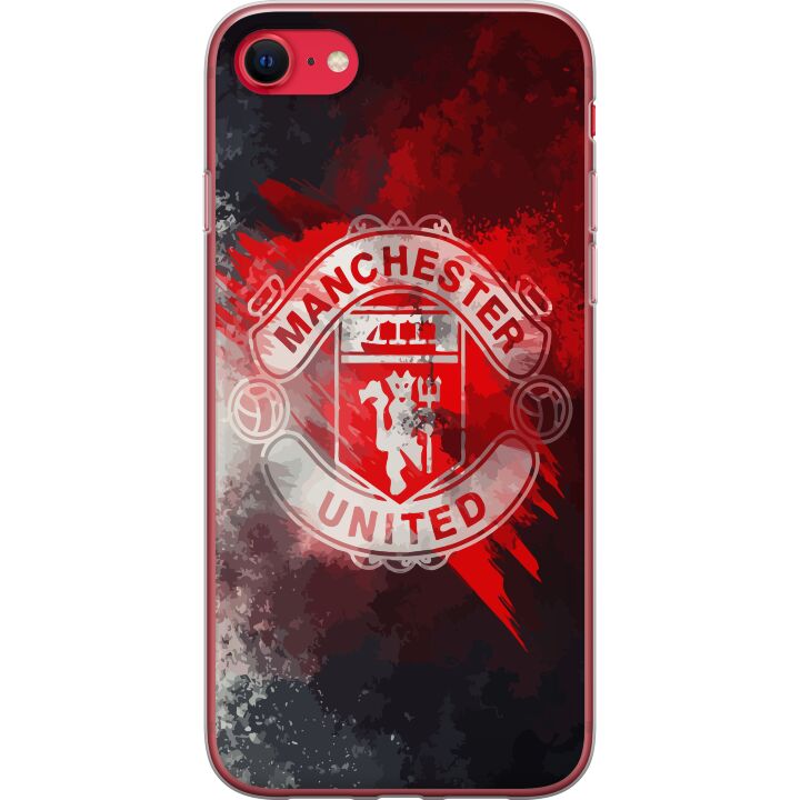 Kompatibelt Mobilskal till Apple iPhone SE (2020) Manchester United FC